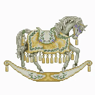 Just CrossStitch Leaflet 116/2 Rocking Horses